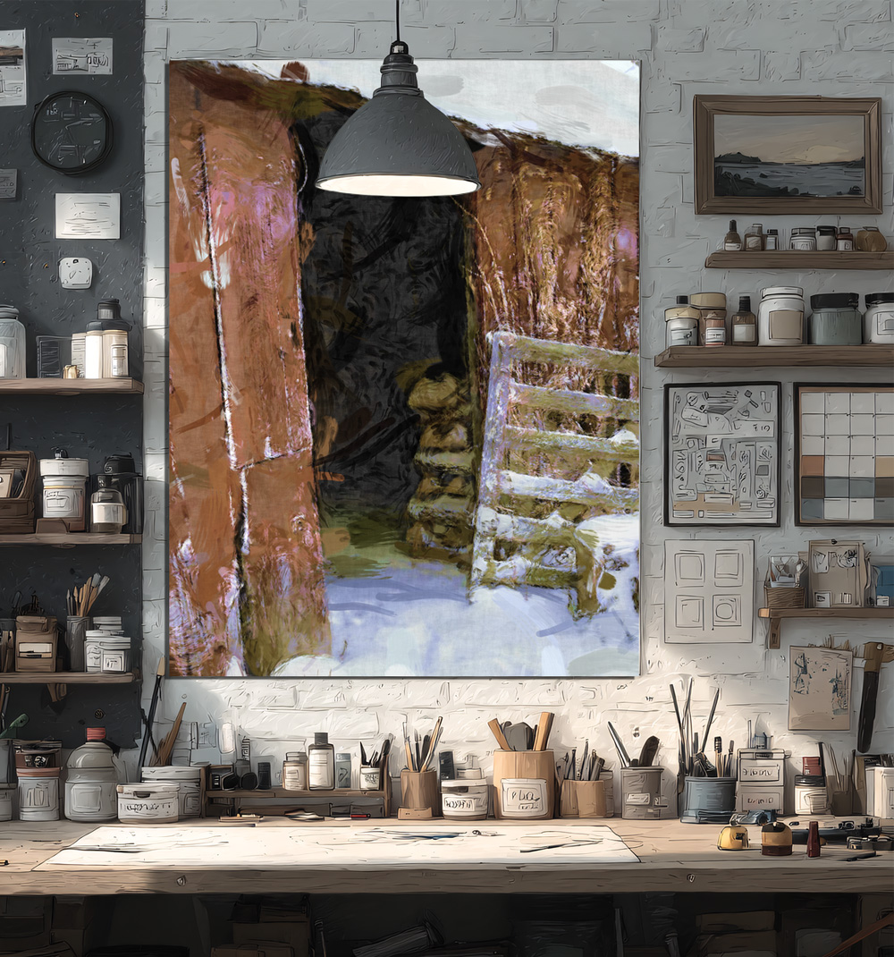 painting of my studio